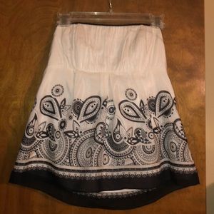 White House Black Market Strapless top